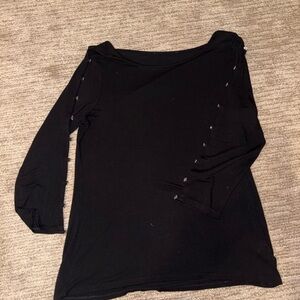 Elegant Black Women's Top